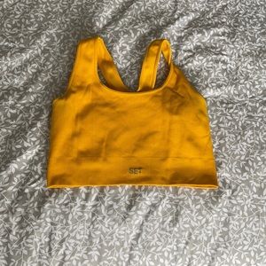 Set active box cut bra